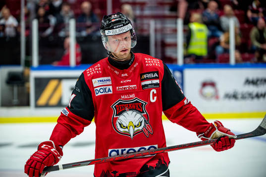 Malmö Redhawks Carl Söderberg deppar