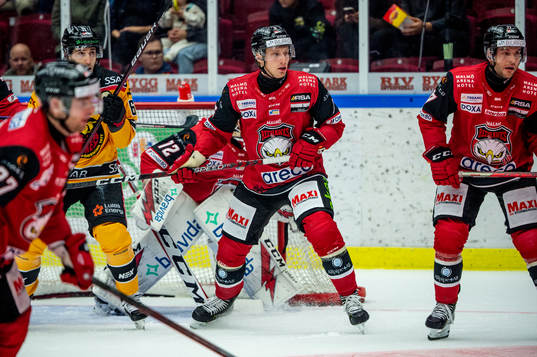Malmö Redhawks Theodor Johnsson i mitten