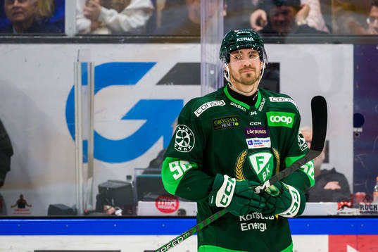 Färjestads August Tornberg deppar