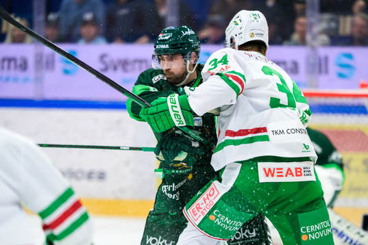 Färjestads August Tornberg och Rögles Adam Edström