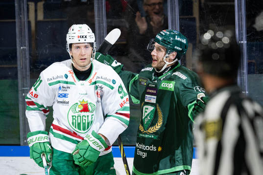 Rögles Adam Tambellini deppar samtidigt som Färjestads
