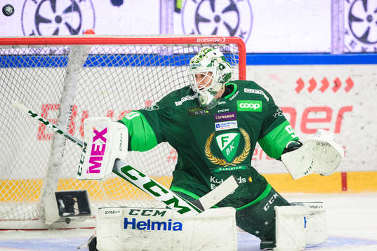 Färjestads målvakt Matthew Tomkins