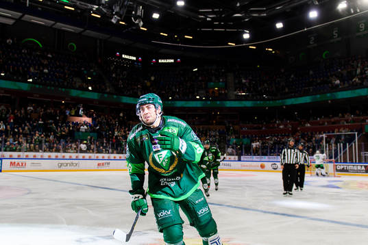 Färjestads Remi Elie jublar