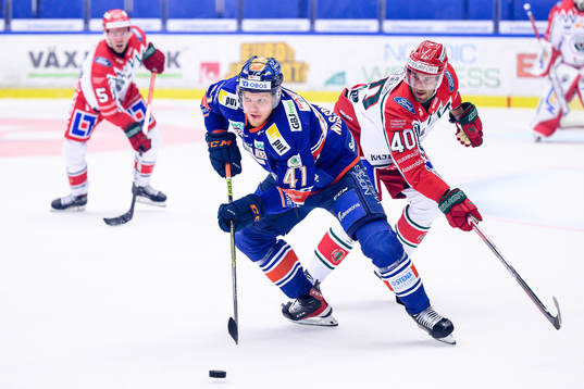 Växjös Ludvig Nilsson och Frölundas Petteri Lindbohm