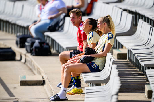 Johanna Rytting Kaneryd and Sofia Jakobsson of the Swedish