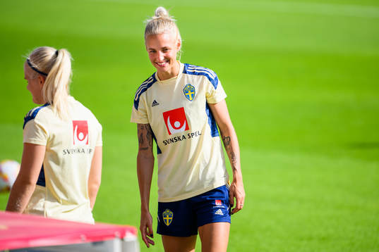 Nathalie Björn of the Swedish women's national football