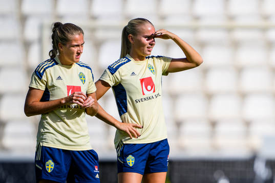 Filippa Angeldahl and Stina Lennartsson of the Swedish
