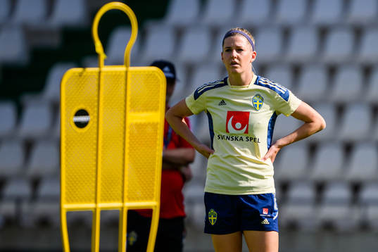 Olivia Schough of the Swedish women's national football