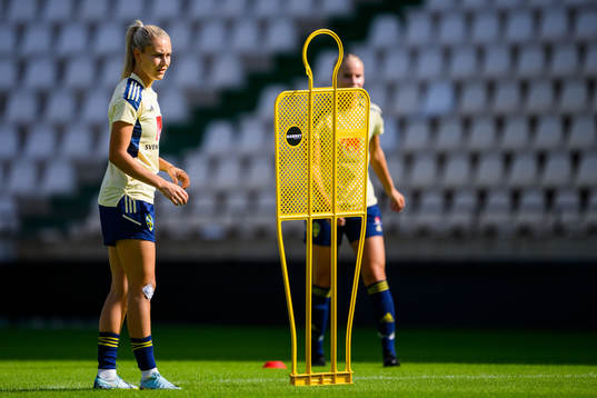 Amanda Nilden of the Swedish women's national football team