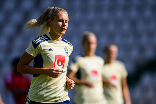 Amanda Nilden of the Swedish women's national football team