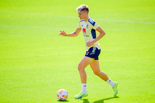 Lina Hurtig of the Swedish women's national football team