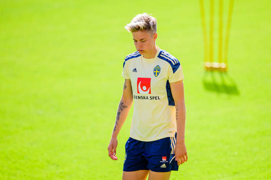 Lina Hurtig of the Swedish women's national football team