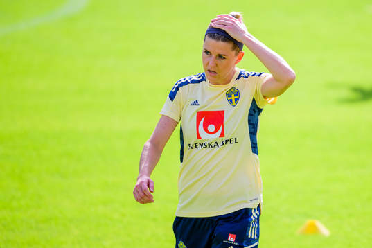 Olivia Schough of the Swedish women's national football