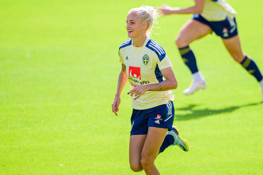 Nathalie Björn of the Swedish women's national football
