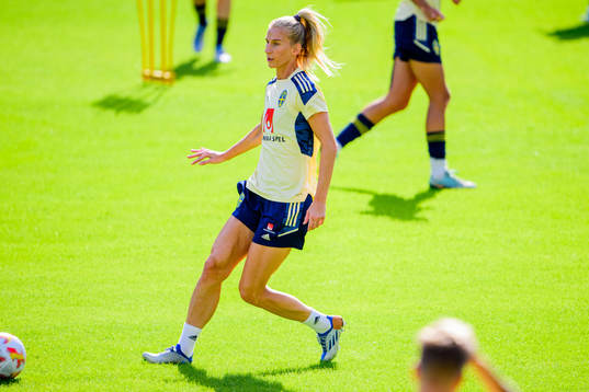 Sofia Jakobsson of the Swedish women's national football