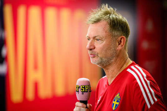 Head coach Peter Gerhardsson of the Swedish women's