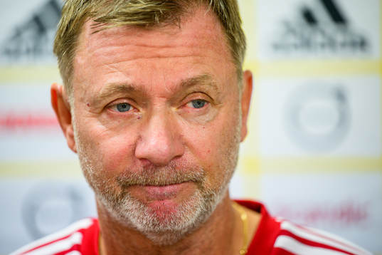 Head coach Peter Gerhardsson of the Swedish women's