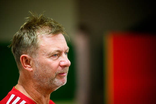 Head coach Peter Gerhardsson of the Swedish women's