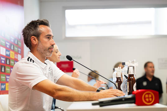 Coach Jorge Vilda of the Spanish women's national football