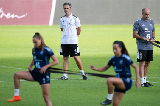 Coach Jorge Vilda of Spanish women's national football team