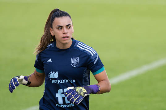 Goalkeeper Misa Rodríguez of Spanish women's national