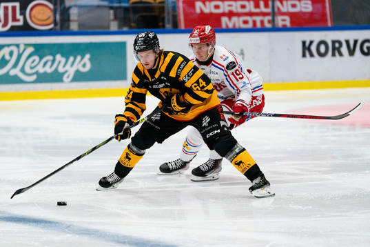 Skellefteås Jonathan Pudas och Timrås Erik Andersson