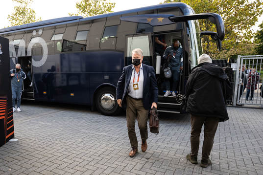 Head coach Åge Hareide of Malmö FF