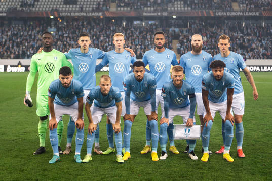 The starting eleven of Malmö FF