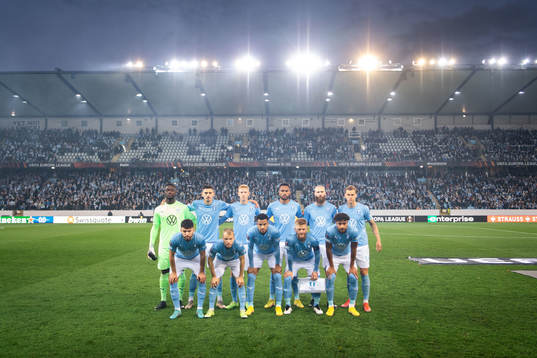 The starting eleven of Malmö FF
