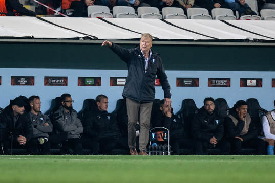 Head coach Åge Hareide of Malmö FF