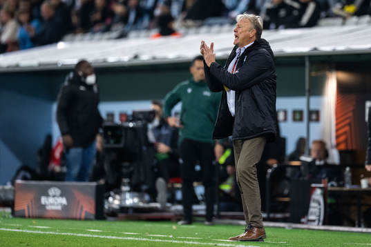 Head coach Åge Hareide of Malmö FF