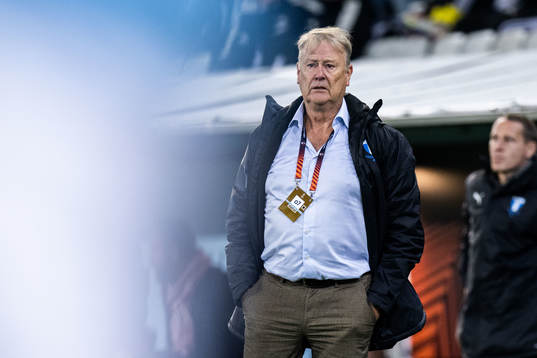 Head coach Åge Hareide of Malmö FF