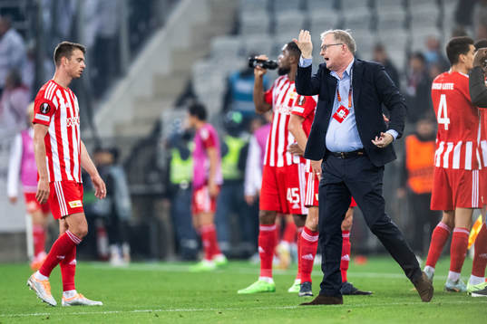 Patrik Jandelin, head of event of Malmö FF, gathers the