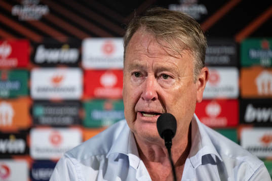 Head coach Åge Hareide of Malmö FF