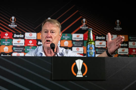 Head coach Åge Hareide of Malmö FF