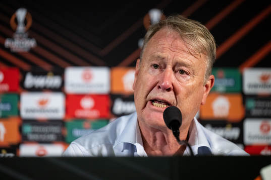 Head coach Åge Hareide of Malmö FF
