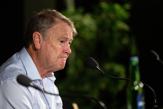 Head coach Åge Hareide of Malmö FF
