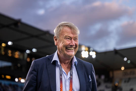Head coach Åge Hareide of Malmö FF