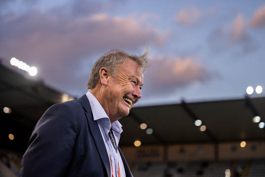 Head coach Åge Hareide of Malmö FF
