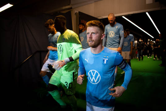 Anders Christiansen of Malmö FF prior to the second half