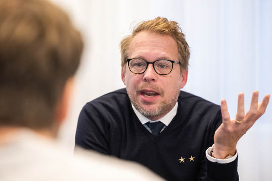 Malmö FFs pressansvarig Peter Sohlmér