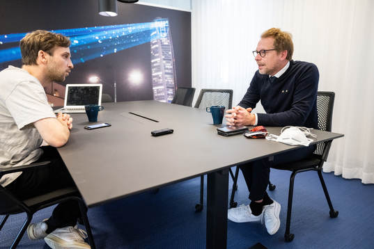 Malmö FFs pressansvarig Peter Sohlmér