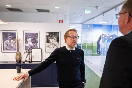 Malmö FFs pressansvarig Peter Sohlmér