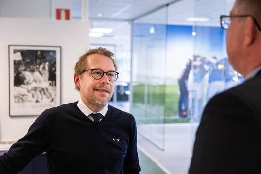 Malmö FFs pressansvarig Peter Sohlmér
