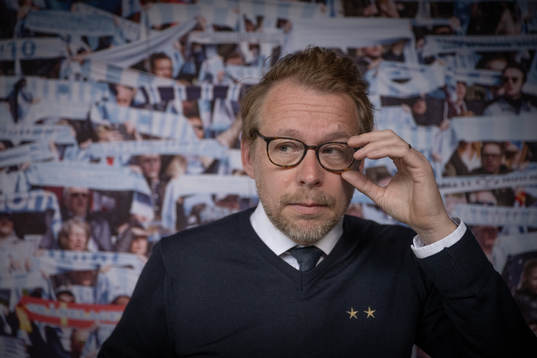 Malmö FFs pressansvarig Peter Sohlmér