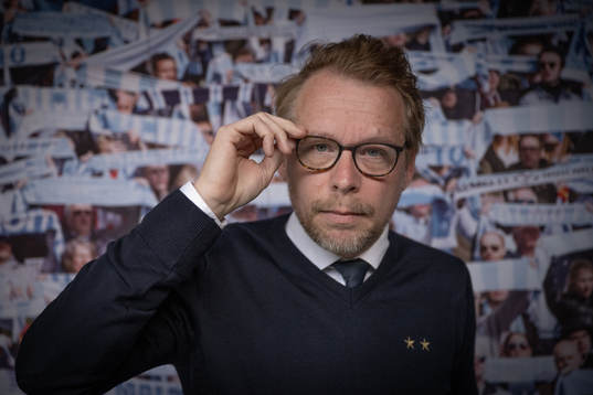 Malmö FFs pressansvarig Peter Sohlmér