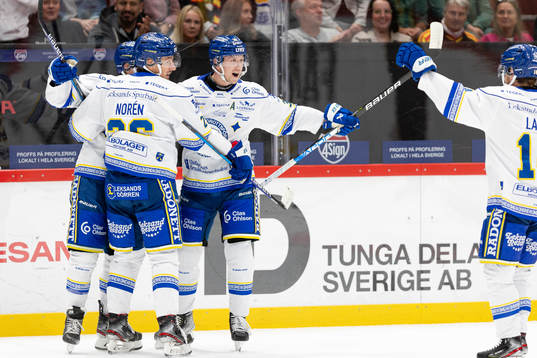 Leksands Olle Alsing jublar