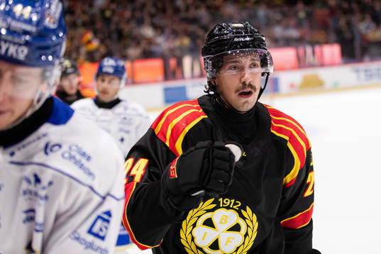 Brynäs Hannes Björninen jublar