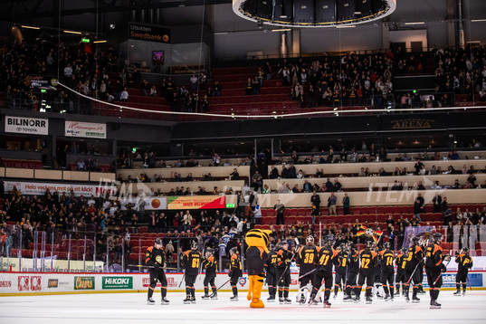 Brynäs spelare jublar
