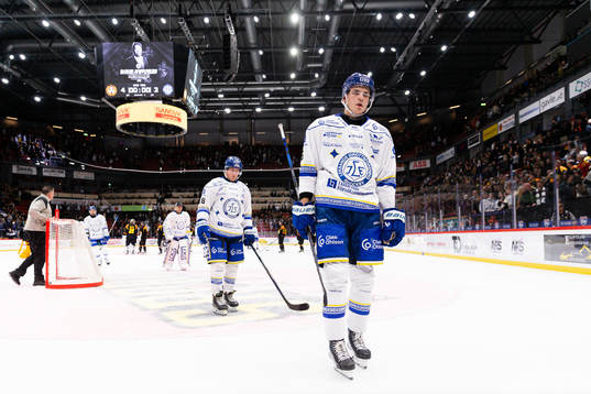 Leksands Justin Glenn Kloos och Alexander Lundqvist deppar